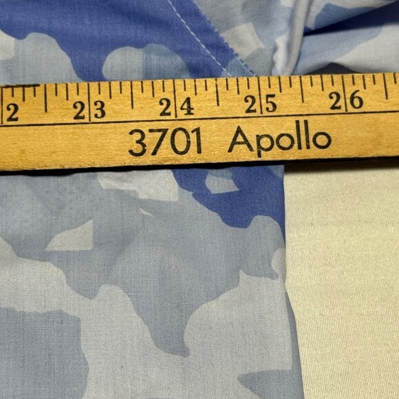 Old Tejas Camouflage Mens Short Sleeve Shirt XL Gulf Blue Texas Fishing Camo - Picture 4 of 11